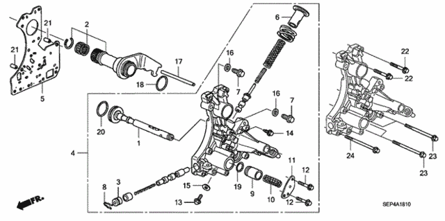 AT Regulator Body ('07) for 2007 Acura TL #0
