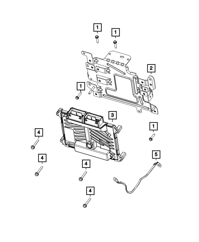« 6104185AA – Electrical : Clavette à Tête Hexagonale à Embase Boulon pour Mopar Image »