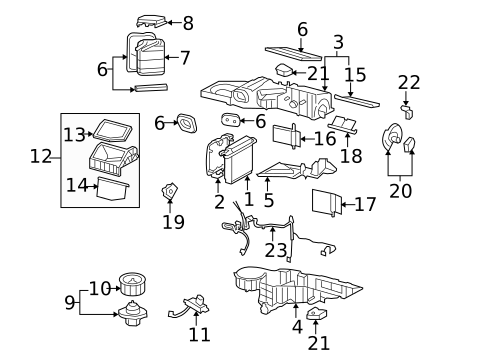 Temperature Controls & Related Components for 2008 Chevrolet Tahoe #0