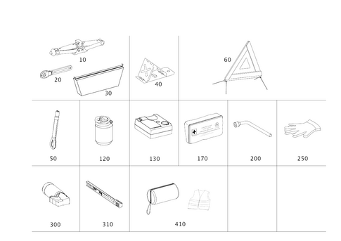 Tools and Accessories for 2017 Mercedes-Benz B250e #0