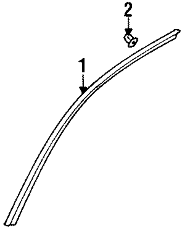 MB882473 - Body: Roof Drip Molding for Mopar Image