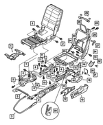 5010212AA - Interior Trim: Control Unit Bracket for Mopar Image