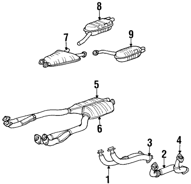 18311716362 - Exhaust: Front Pipe for BMW Image