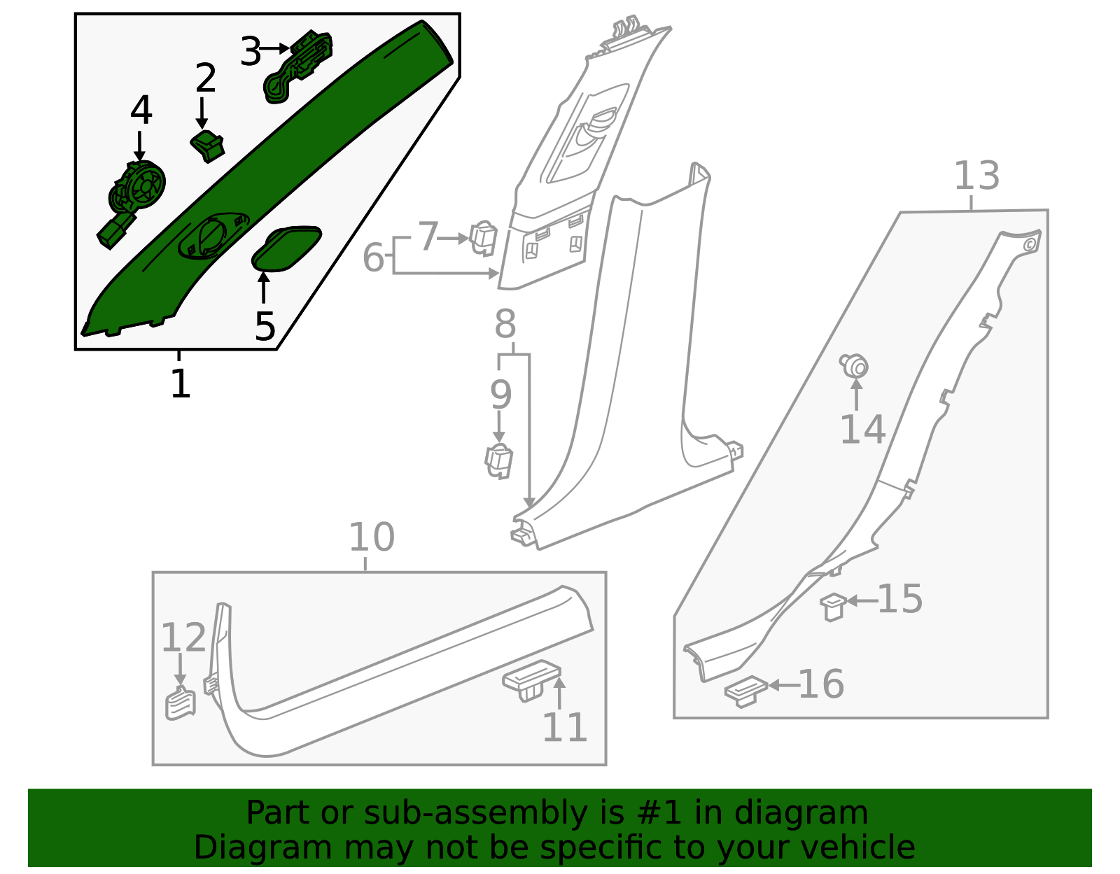 2018-2024 GMC Terrain Windshield Pillar Trim 85545902 | Capital Chevy Parts 2018-2024 GMC Terrain Windshield Pillar Trim 85545902 | Capital Chevy Parts
