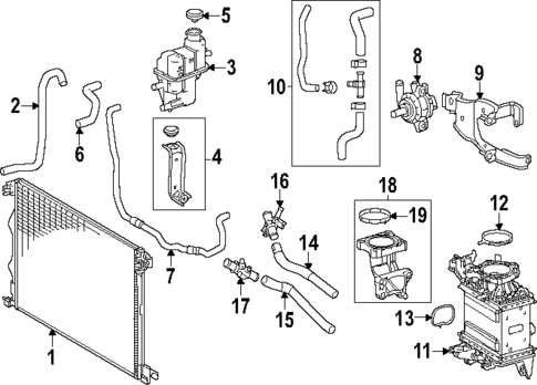 Inverter Cooling Components for 2025 Lexus TX500h #0
