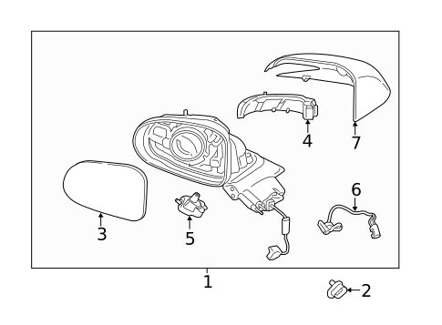 Lane Departure Warning for 2020 Hyundai Santa Fe #1
