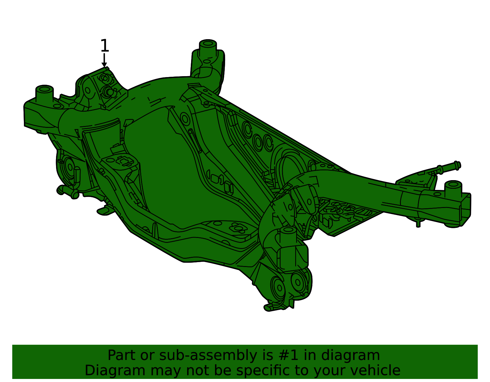 2023-2025 Toyota Corolla Cross Cross-Member 51206-0A020 | American
