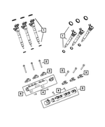 68490022AA - Fuel and Accelerator Pedal: Fuel Injector for Mopar Image