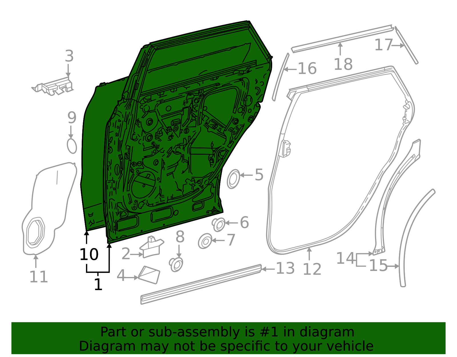 2023-2025 Toyota bZ4X Door Shell 67003-42250 | Toyota Parts Express