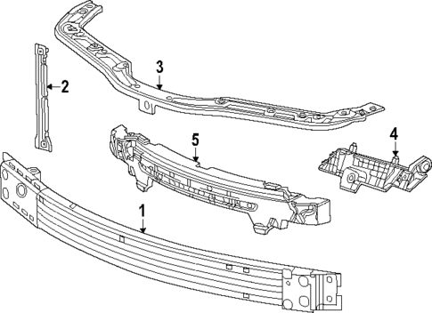 Bumper & Components - Front for 2025 Buick Encore GX #1