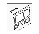 LK4Z6127865B - Body: Rear Panel for Ford: E-Transit, Transit-150, Transit-250, Transit-350, Transit-350 HD Image