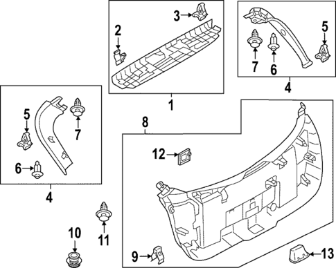 Interior Trim for 2023 Mazda MX-30 EV #0