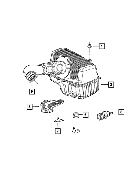 Air Cleaner for 2006 Chrysler Sebring #0