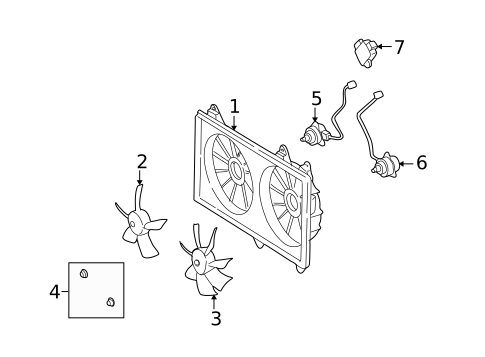 Cooling Fan for 2003 Lexus SC430 #0