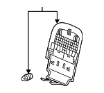 81129TK4H31ZB - Body: Seat Back Panel for Acura Image