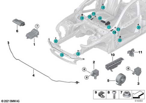 Electric Parts Airbag for 2022 BMW M5 #0