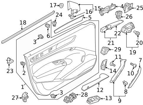 Trunk for 2019 Volkswagen Passat #1