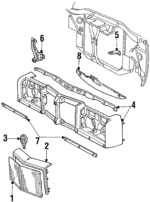 4270673 - Body: Grille for Chrysler: Fifth Avenue Image
