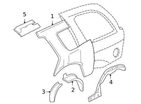 Inner Structure for 2006 Buick Rainier #0