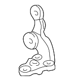 53434S5AA01 - Steering: Gear Assembly Mount Bracket for Honda: Civic Image