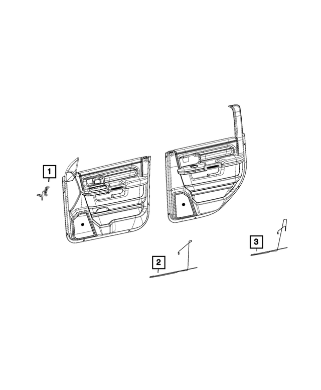 « 68367047AC – Electrical : Pochette Pour Cartes Routières Lampe pour Mopar Image »