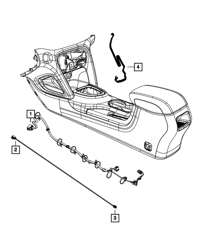 « 68142753AD – Electrical : Console Cablage pour Mopar Image »