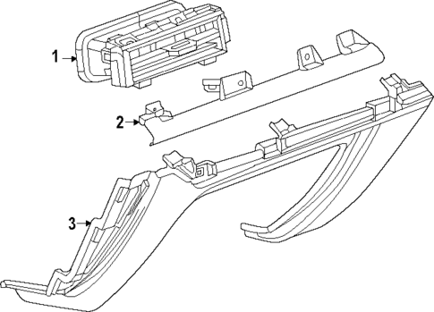 Instrument Panel Components for 2024 Honda Prologue #2