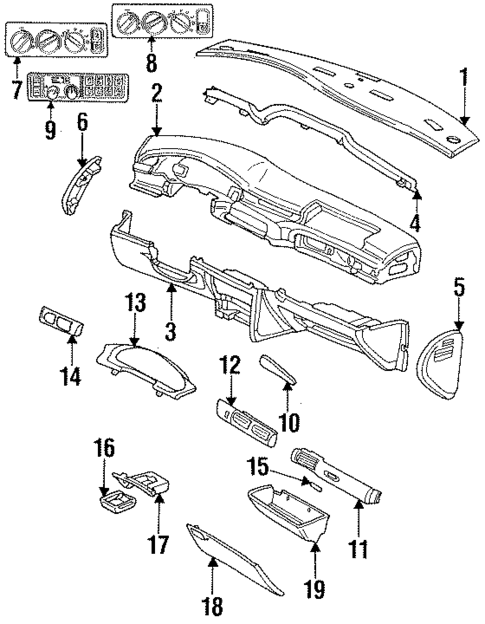 Controls for 1994 Dodge Intrepid #0