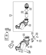 68148343AA - 3.0L Turbo Diesel; Engine: Washer for Mopar Image