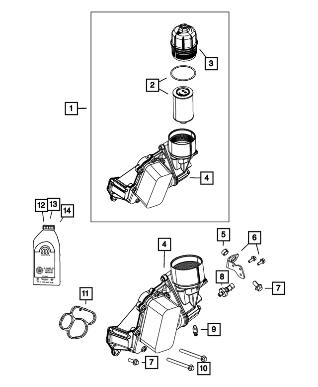 68148343AA - 3.0L Turbo Diesel; Engine: Washer for Mopar Image