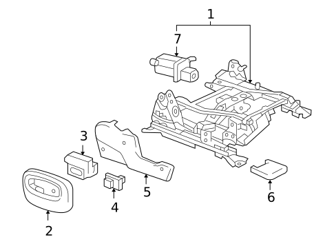 Tracks & Components for 2005 Buick Rainier #0