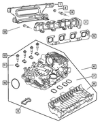 5175896AA - Engine 5.7L Eight Cylinder [EZB]: Intake Manifold Package for Mopar Image