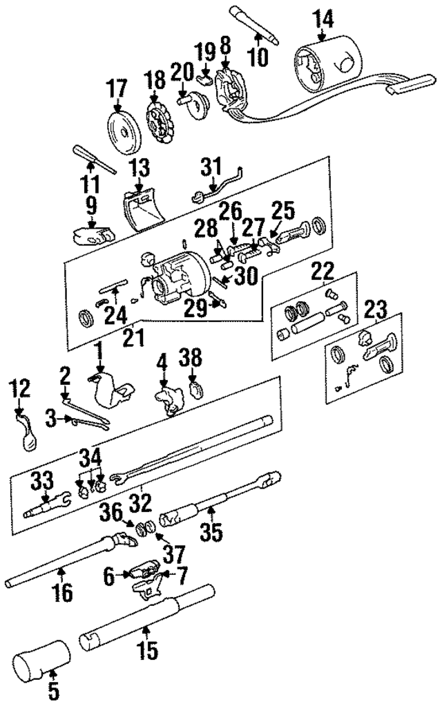 83502558 - Steering: Shift Tube for Mopar Image