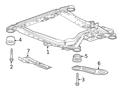 Suspension Mounting for 2015 Chevrolet Malibu #0