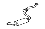 30652227 - Exhaust: Muffler &amp; Pipe for Volvo: S40, V40 Image