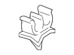 90652TRT003 - Body: Washer Hose Clip for Honda: Clarity Image