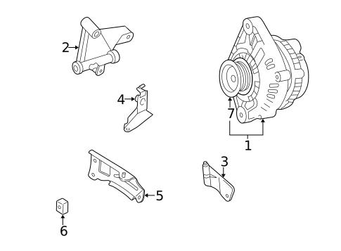 Alternator for 2000 Nissan Altima #0
