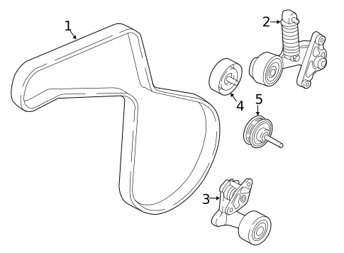 Belts & Pulleys for 2018 Kia Optima #0