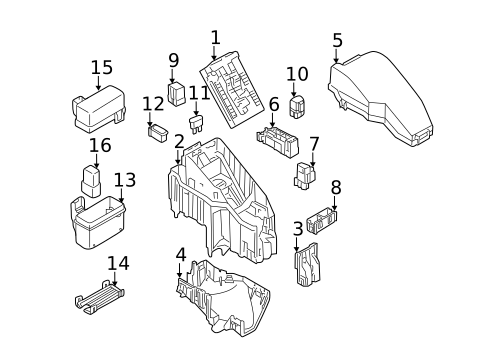 Fuse & Relay for 2021 Nissan LEAF #5