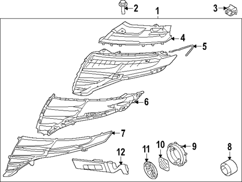 Daytime Running Lamp Components for 2025 Hyundai Tucson #0