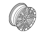 1K0601025AD88Z - Suspension: Wheel, Alloy for Volkswagen Image