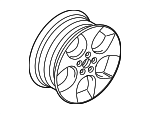 1K0601025BA16Z - Suspension: Wheel, Alloy for Volkswagen: GTI, Jetta, R32, Rabbit Image