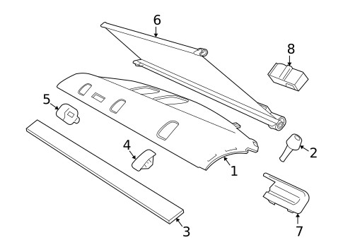 Interior Trim - Rear Body for 2009 Jaguar Vanden Plas #0