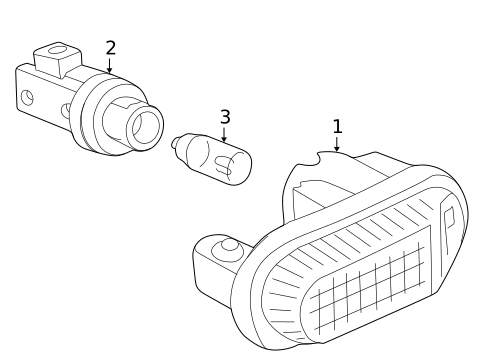 Side Repeater Lamps for 2000 Honda S2000 #0