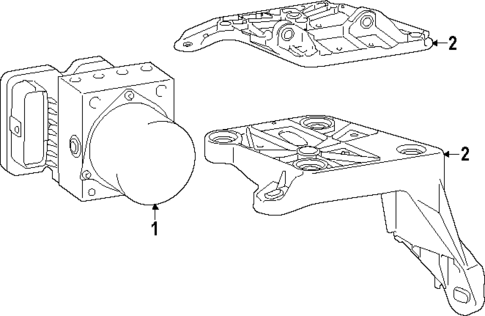 ABS Components for 2024 Lexus RZ300e #0