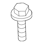 90119A0461 - Body: Fender Mount Bolt for Lexus: ES250, ES300h, ES350, LS460, LS500, LS500h, NX250, NX350, NX350h, NX450h+, RX350, RX350h, RX450h+, RX500h, UX200, UX250h, UX300h Image