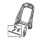 4K0881515B - Body: Seat Back Frame for Audi Image