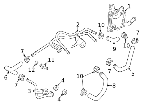 Trans Oil Cooler for 2020 Toyota Camry #0