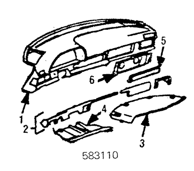 1266805771 - Body: Molding for Mercedes-Benz Image