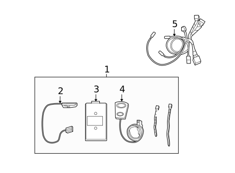 Communication System Components for 2006 Lincoln Zephyr #0